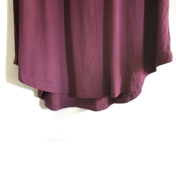 Asimoon NWT Maroon Red Buttoned Short Sleeve Tunic Medium - Picture 4 of 6